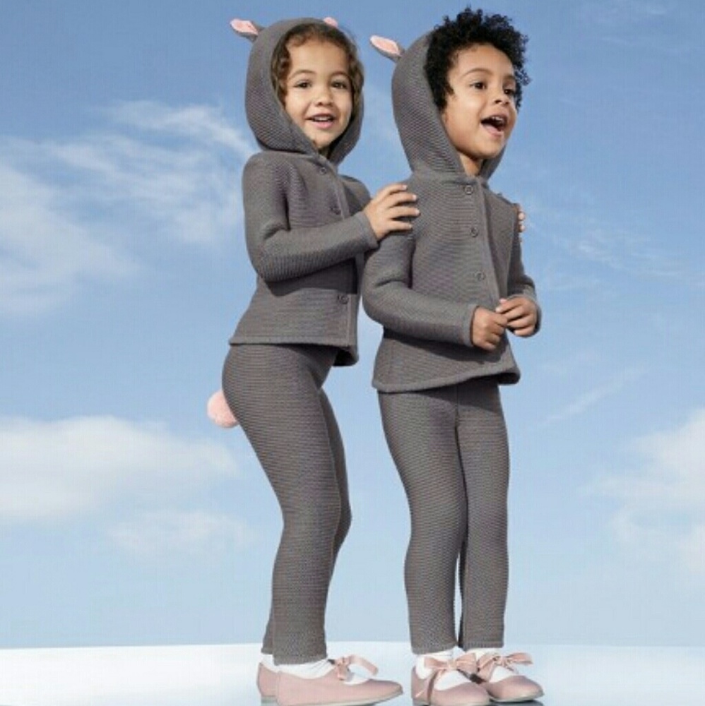Nwt Kid Victoria Beckham Bunny Rabbit Set Knit
